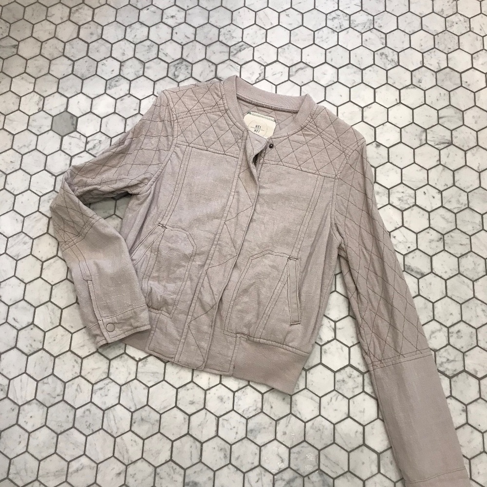 ✿Anthropologie Hei Hei Itinerary Bomber✿